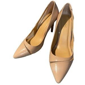 Thalia Sodi Nude Peek-a-boo Mesh Heel, Size 10M